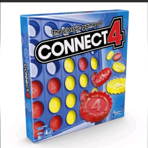 The Classic Game Connect 4 Hasbro Gaming Ages 6+ 2 Players New - Picture 5 of 7